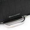 Alexander McQueen Crocodile effect clutch bag 8 Alexander McQueen crocodile-effect clutch bag