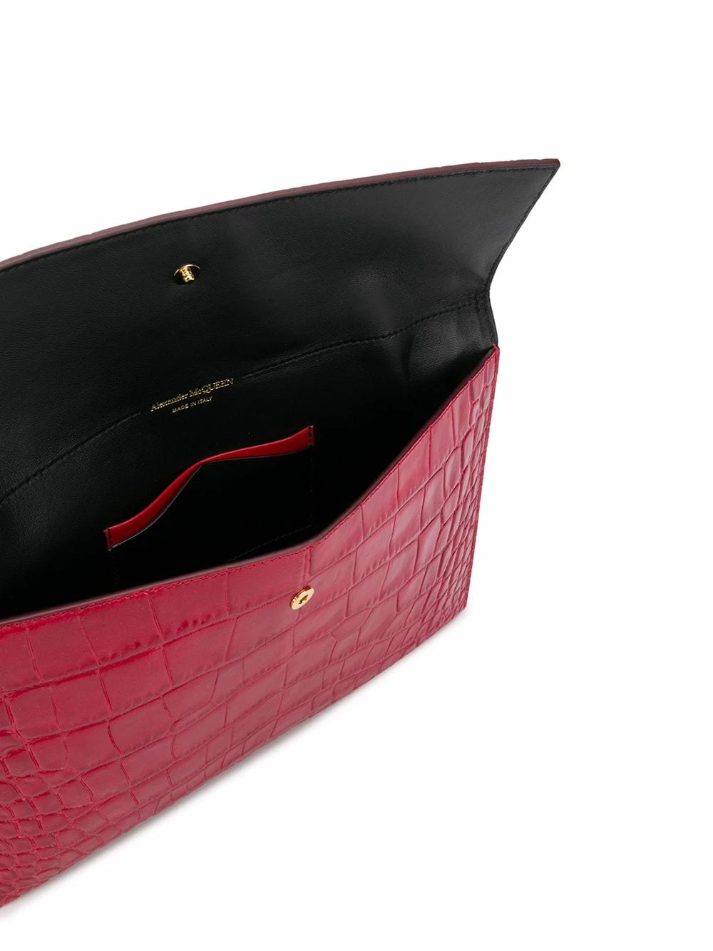 Alexander McQueen Crocodile effect skull clutch bag 5 Alexander McQueen crocodile-effect skull clutch bag