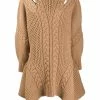 Alexander McQueen knitted handkerchief hem jumper