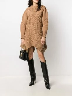 Alexander McQueen knitted handkerchief hem jumper