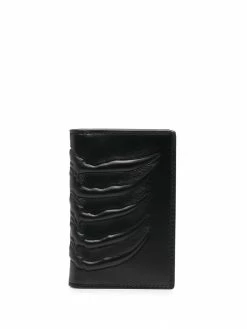 Alexander McQueen textured bi-fold wallet
