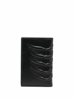 Alexander McQueen textured bi-fold wallet