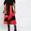 Alexander McQueen panelled mid-length skirt