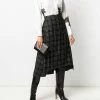 Alexander McQueen checked A-line skirt