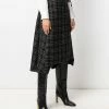 Alexander McQueen checked A-line skirt