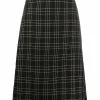 Alexander McQueen checked A-line skirt