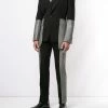 Alexander McQueen Two tone single breasted suit jacket 6 Alexander McQueen two-tone single-breasted suit jacket