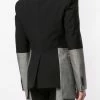 Alexander McQueen Two tone single breasted suit jacket 8 Alexander McQueen two-tone single-breasted suit jacket