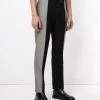 Alexander McQueen Two tone wool tailored trousers 9 Alexander McQueen two-tone wool tailored trousers
