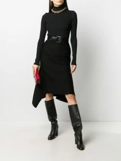 Alexander McQueen asymmetric hem skirt