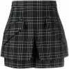 Alexander McQueen high-rise checked shorts
