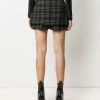 Alexander McQueen high-rise checked shorts