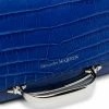 Alexander McQueen croc-effect handle-detail clutch bag