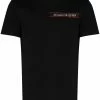 Alexander McQueen logo-stripe short-sleeve T-shirt