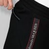 Alexander McQueen logo-tape straight-leg track pants
