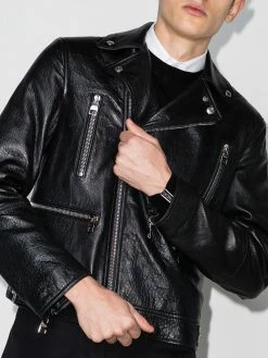 Alexander McQueen leather biker jacket