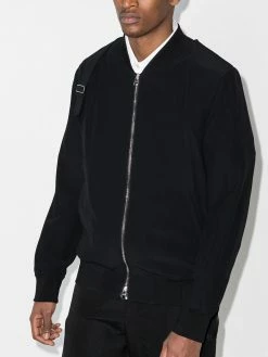 Alexander McQueen harness detail bomber jacket
