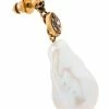 Alexander McQueen Crystal embellishment pearl pendant ear cuff 6 Alexander McQueen crystal-embellishment pearl pendant ear cuff
