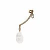 Alexander McQueen crystal-embellishment pearl pendant ear cuff