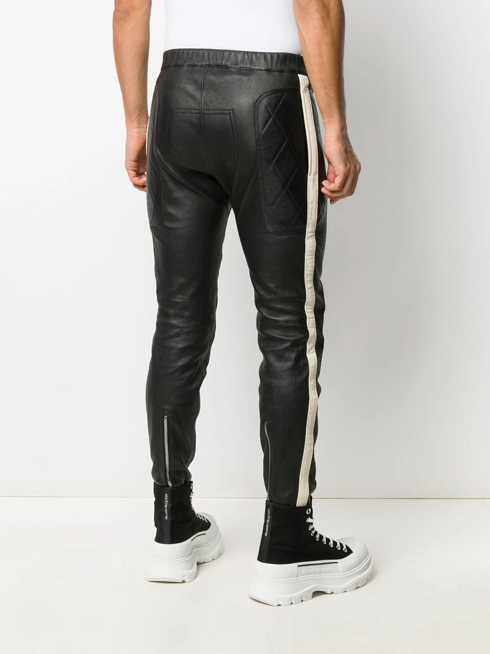 Alexander McQueen Side stripe detail trousers 4 Alexander McQueen side stripe detail trousers