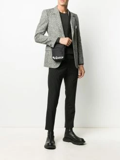 Alexander McQueen logo messenger bag