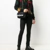 Alexander McQueen zipped logo-print shoulder bag