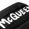 Alexander McQueen zipped logo-print shoulder bag