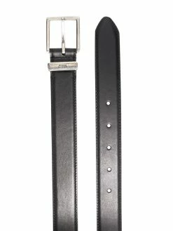 Alexander McQueen engraved logo belt
