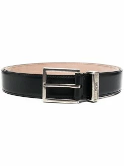 Alexander McQueen engraved logo belt