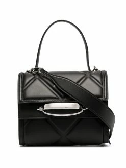 Alexander McQueen diamond-quilt tote bag