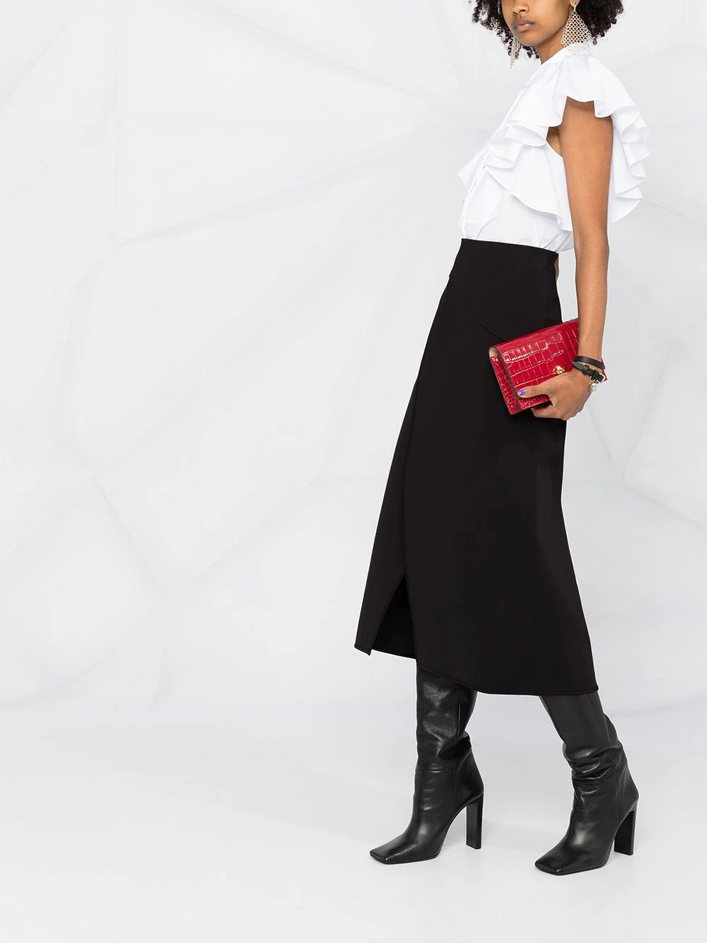 Alexander McQueen Ruffled sleeve blouse 6 Alexander McQueen ruffled sleeve blouse