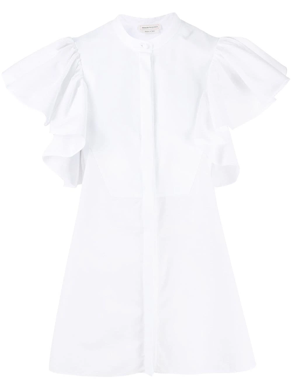 Alexander McQueen Ruffled sleeve blouse 1 Alexander McQueen ruffled sleeve blouse