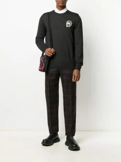 Alexander McQueen patch-detail jumper