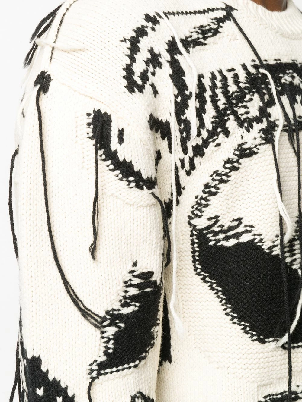 Alexander McQueen Exploded Skull intarsia jumper 5 Alexander McQueen Exploded Skull intarsia jumper