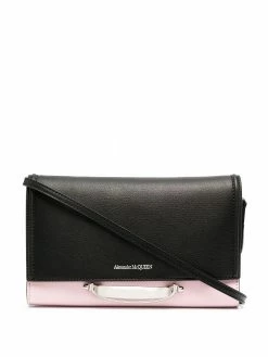 Alexander McQueen two-tone clutch bag
