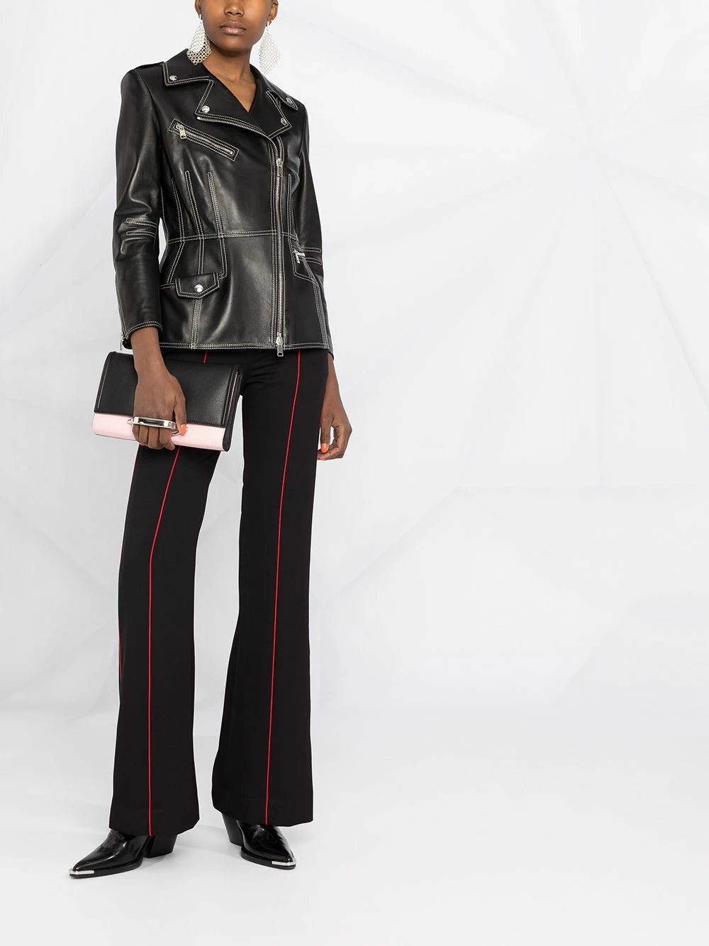 Alexander McQueen Two tone clutch bag 2 Alexander McQueen two-tone clutch bag