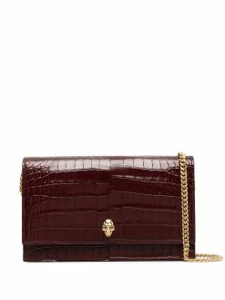 Alexander McQueen skull-motif cross body bag