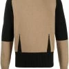Alexander McQueen colour-block knitted jumper