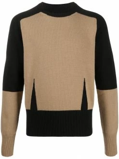 Alexander McQueen colour-block knitted jumper