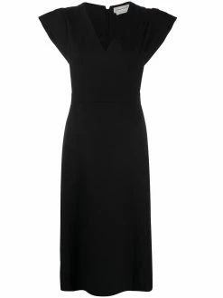 Alexander McQueen V-neck fitted dress