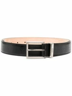 Alexander McQueen skull-motif square-buckle adjustable belt
