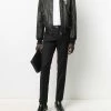 Alexander McQueen logo-patch zipped jacket