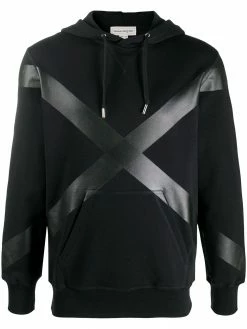 Alexander McQueen appliqué detail hoodie