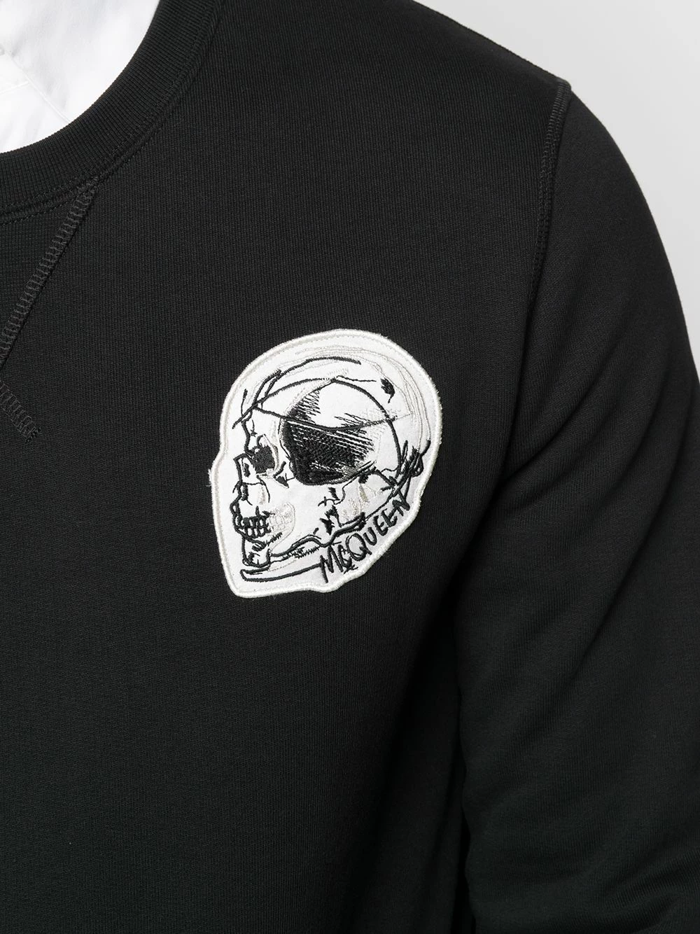 Alexander McQueen Logo patch sweatshirt 5 Alexander McQueen logo patch sweatshirt