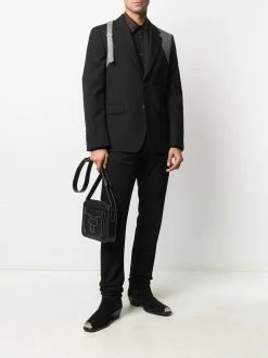 Alexander McQueen logo patch slim-fit jeans