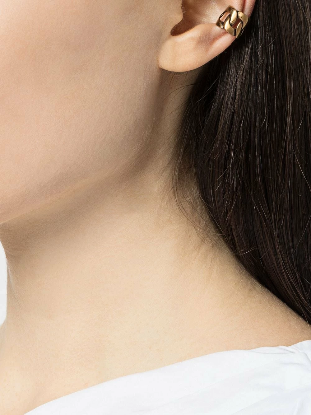 Alexander McQueen Curb chain ear cuff 2 Alexander McQueen curb chain ear cuff