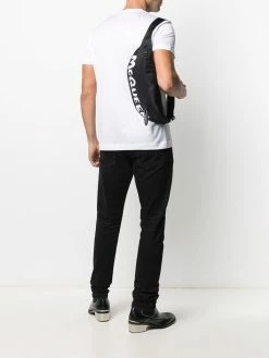 Alexander McQueen logo print belt bag