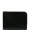 Alexander McQueen oversized leather clutch bag