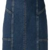 Alexander McQueen panelled denim mini skirt