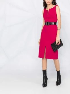 Alexander McQueen fitted mid-length dress